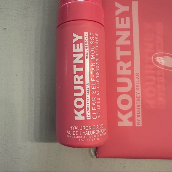 Kourtney Kellar Medium Clear Self-Tan & Instant Mousse w/ Application Mitt NWT - Picture 4 of 7